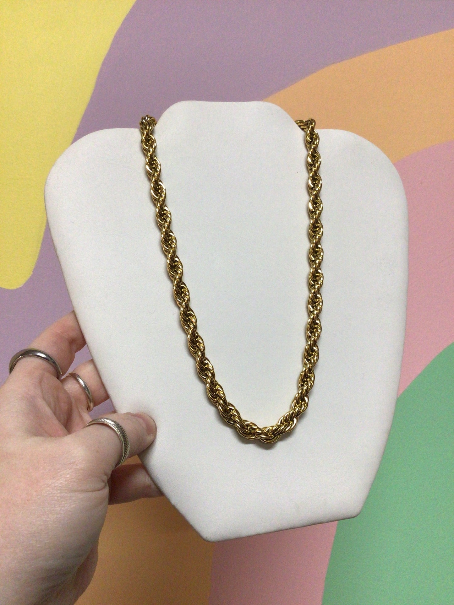 Chunky Twisted Titanium Chain