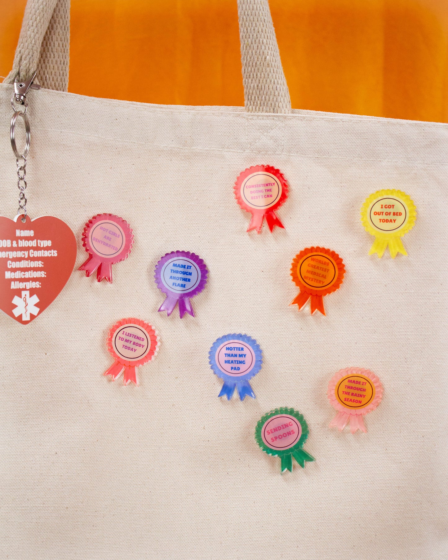 "I Got Out of Bed Today" Pin