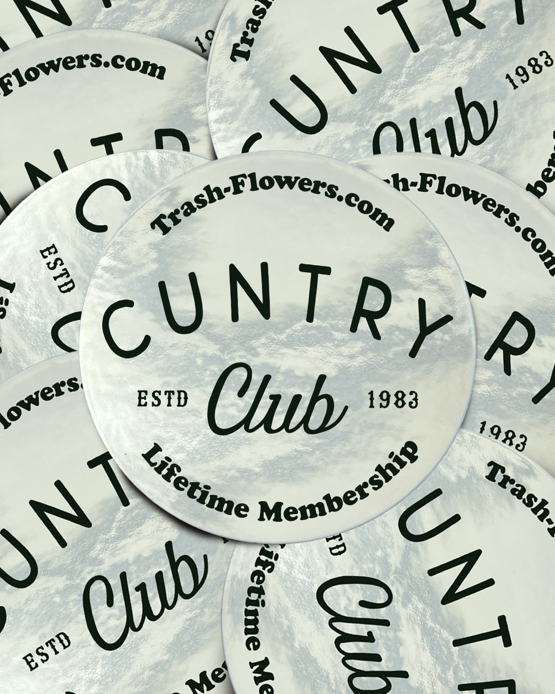 Cuntry Club Lifetime Membership Sticker