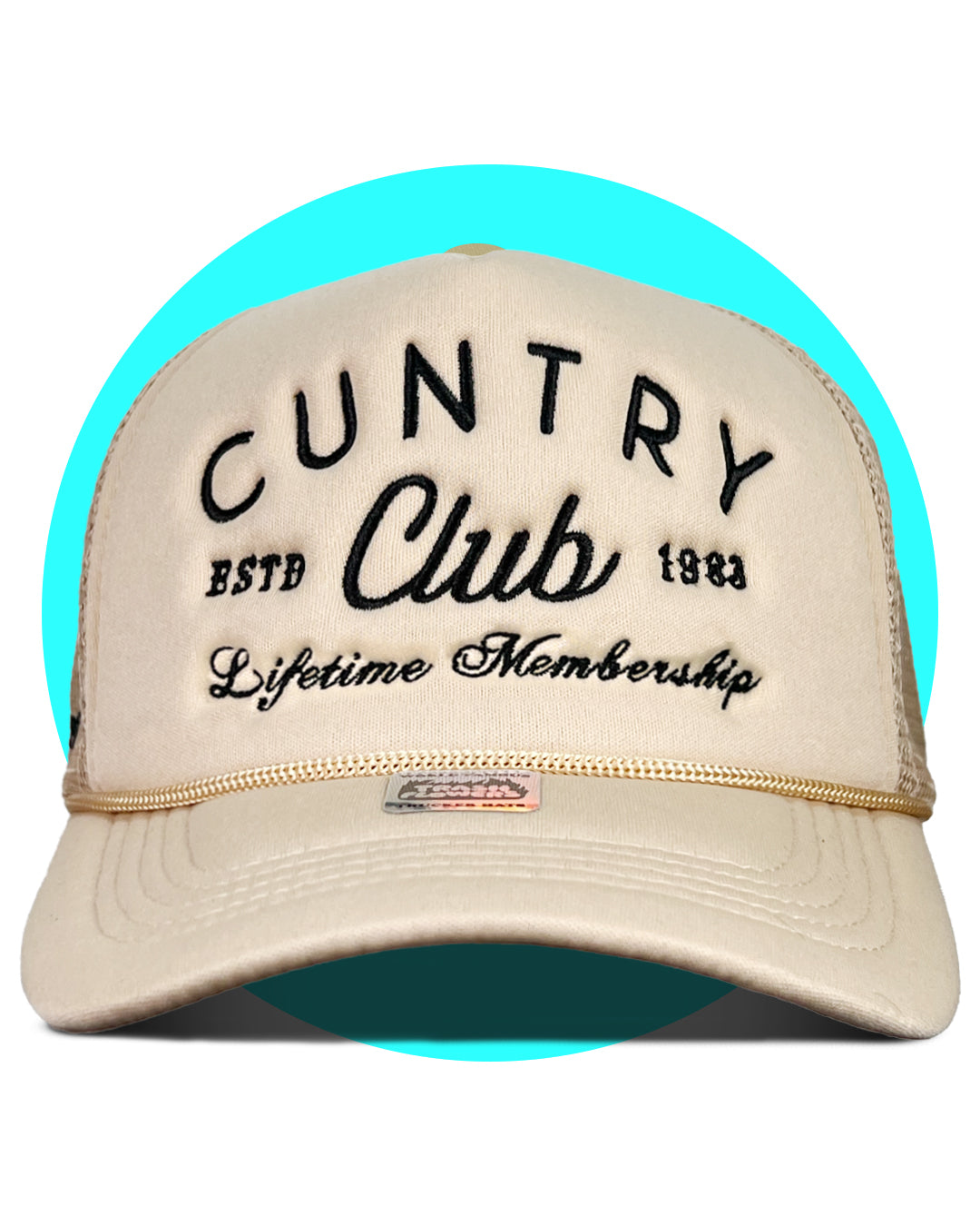 Cuntry Club Lifetime Membership Trucker Hat