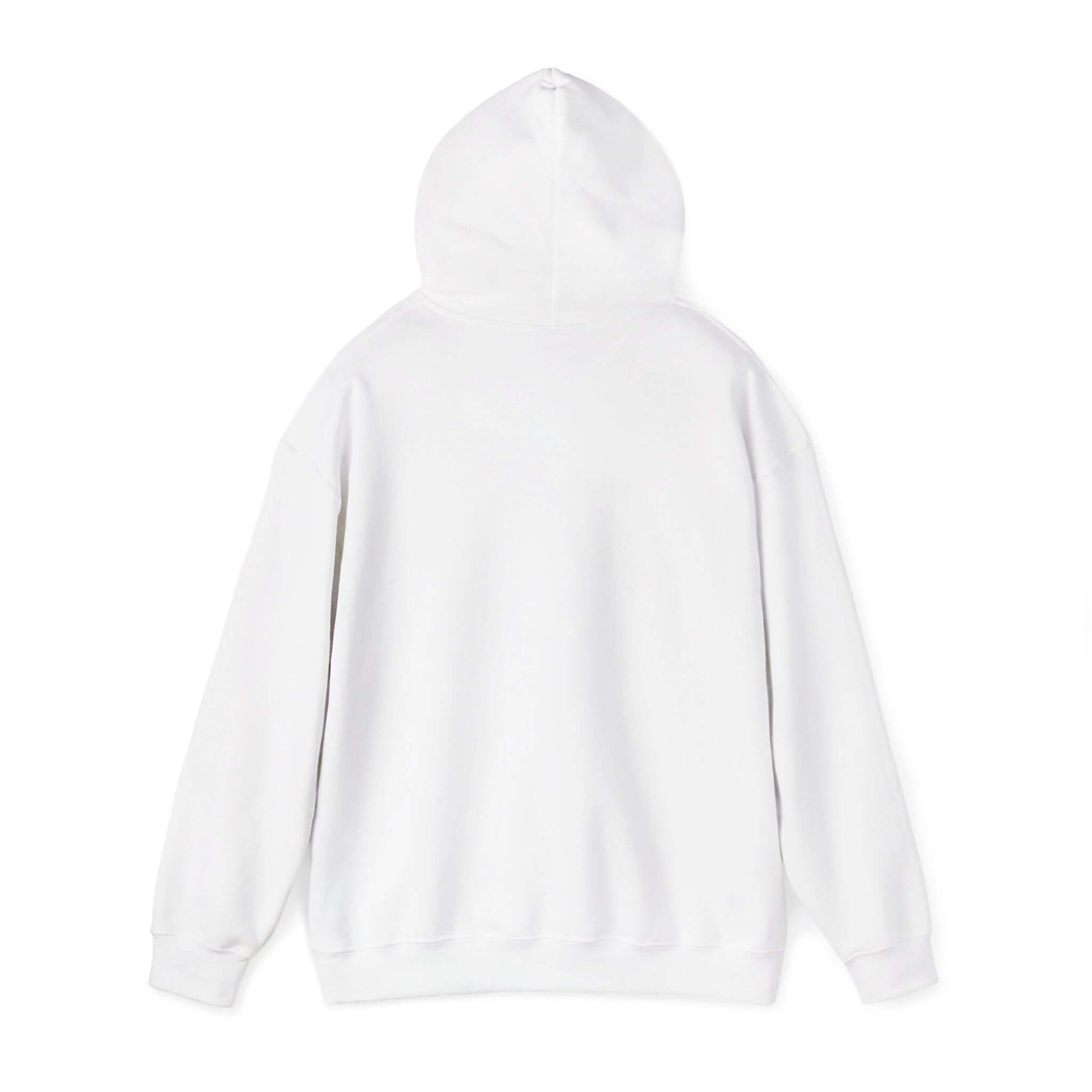 White hoodie on a white background
