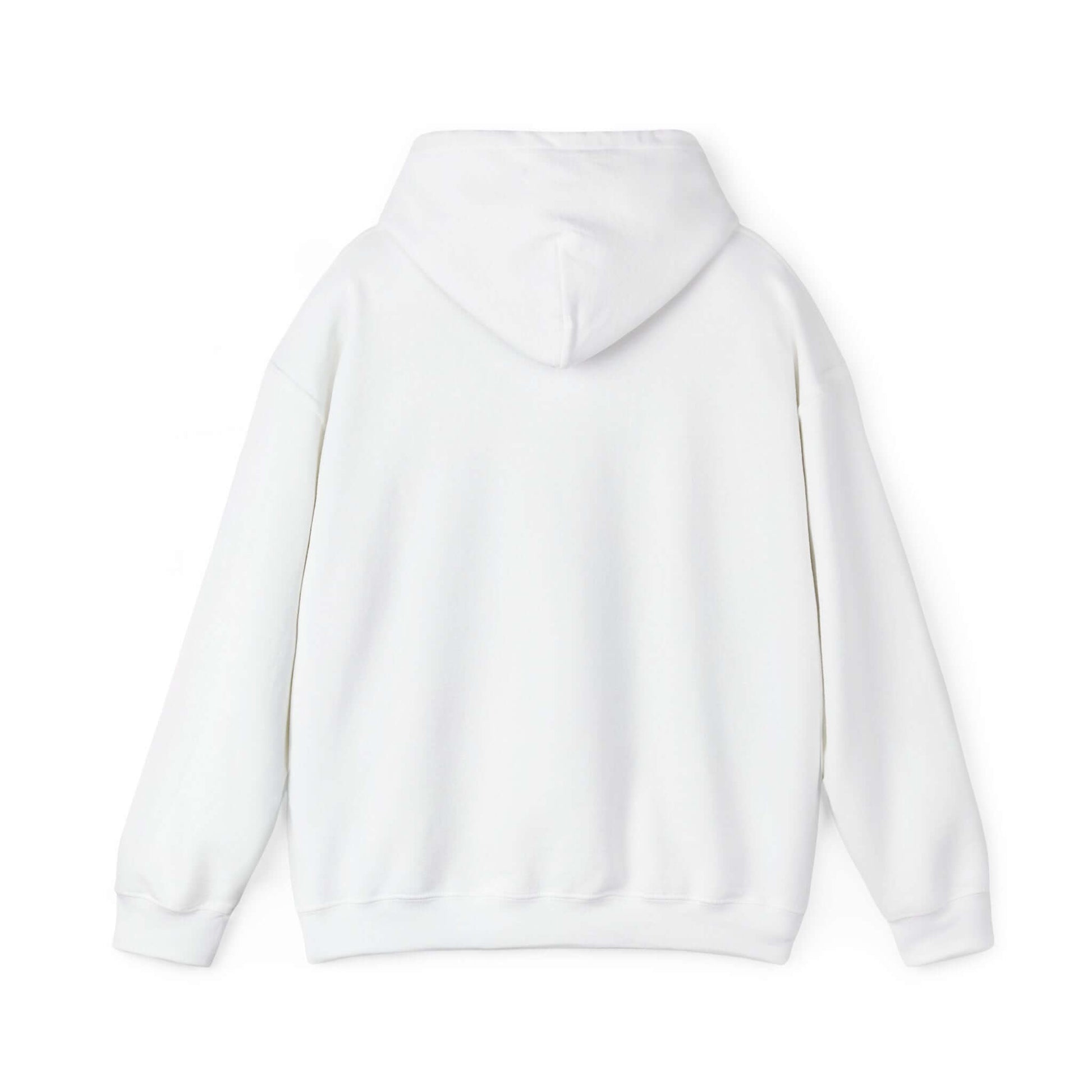 White hoodie on a white background