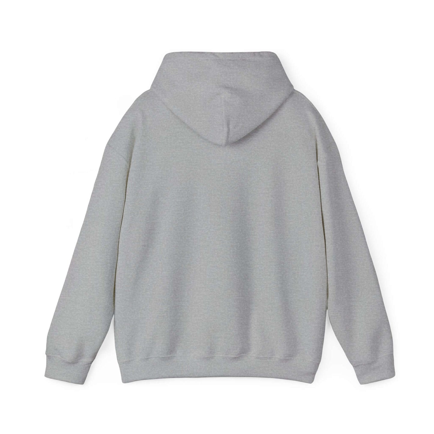 Gray hoodie on a white background