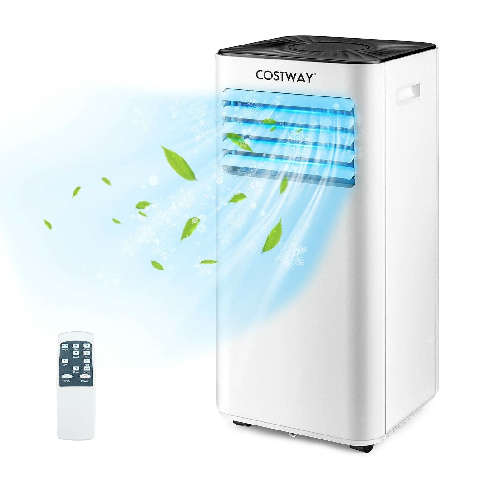 Portable Air Conditioner 10000 BTU Evaporative Air Cooler Dehumidifier-White by DirectDeals