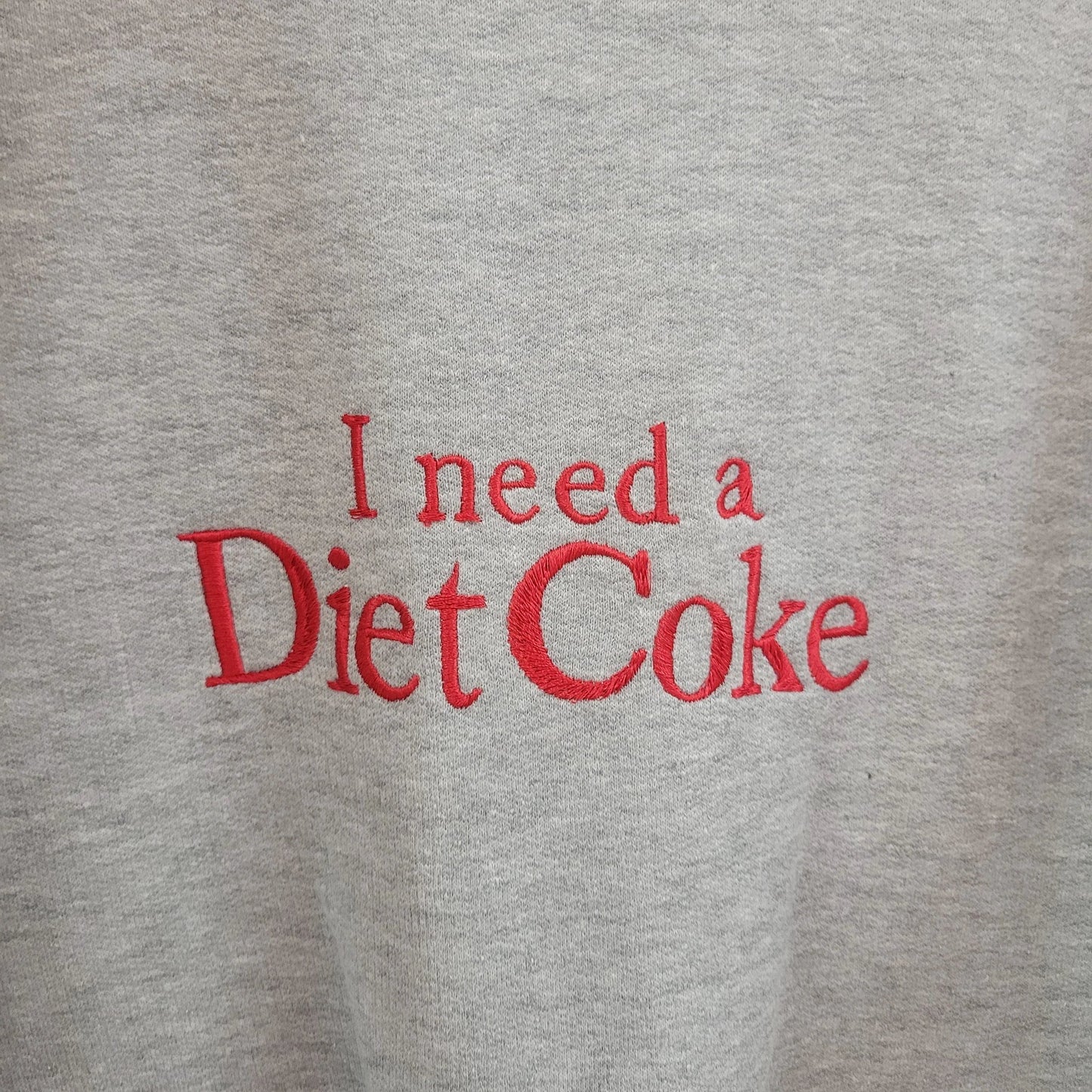 "I Need a Diet Coke" - Embroidered Top by Sunshine Studio