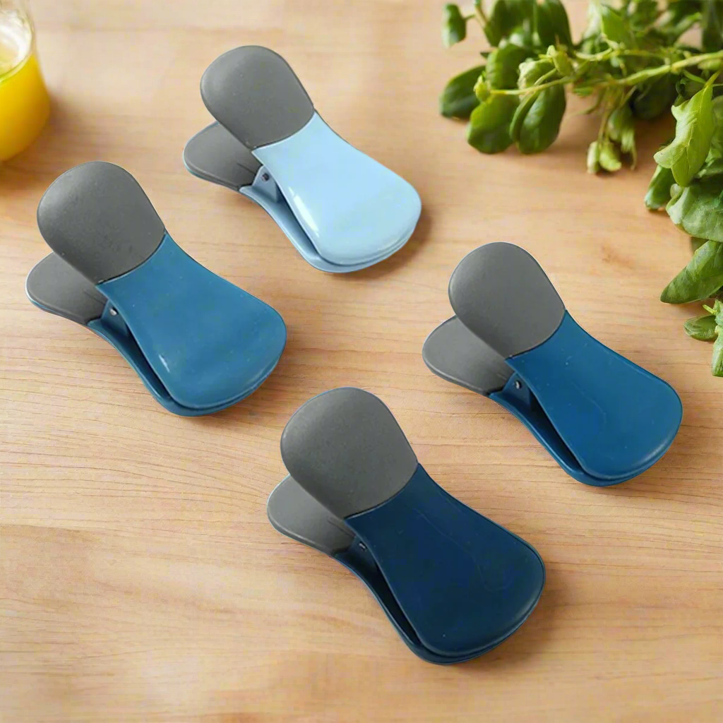 8-Piece Magnetic Bag Clip Set, Blue-1