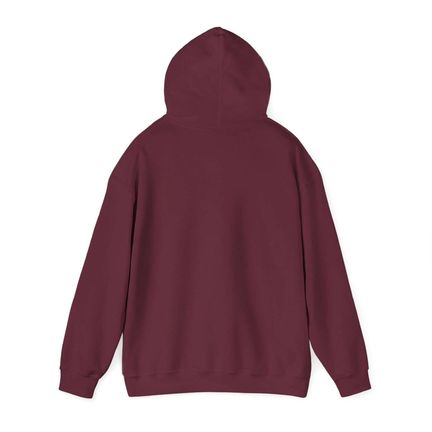 Maroon hoodie on a white background