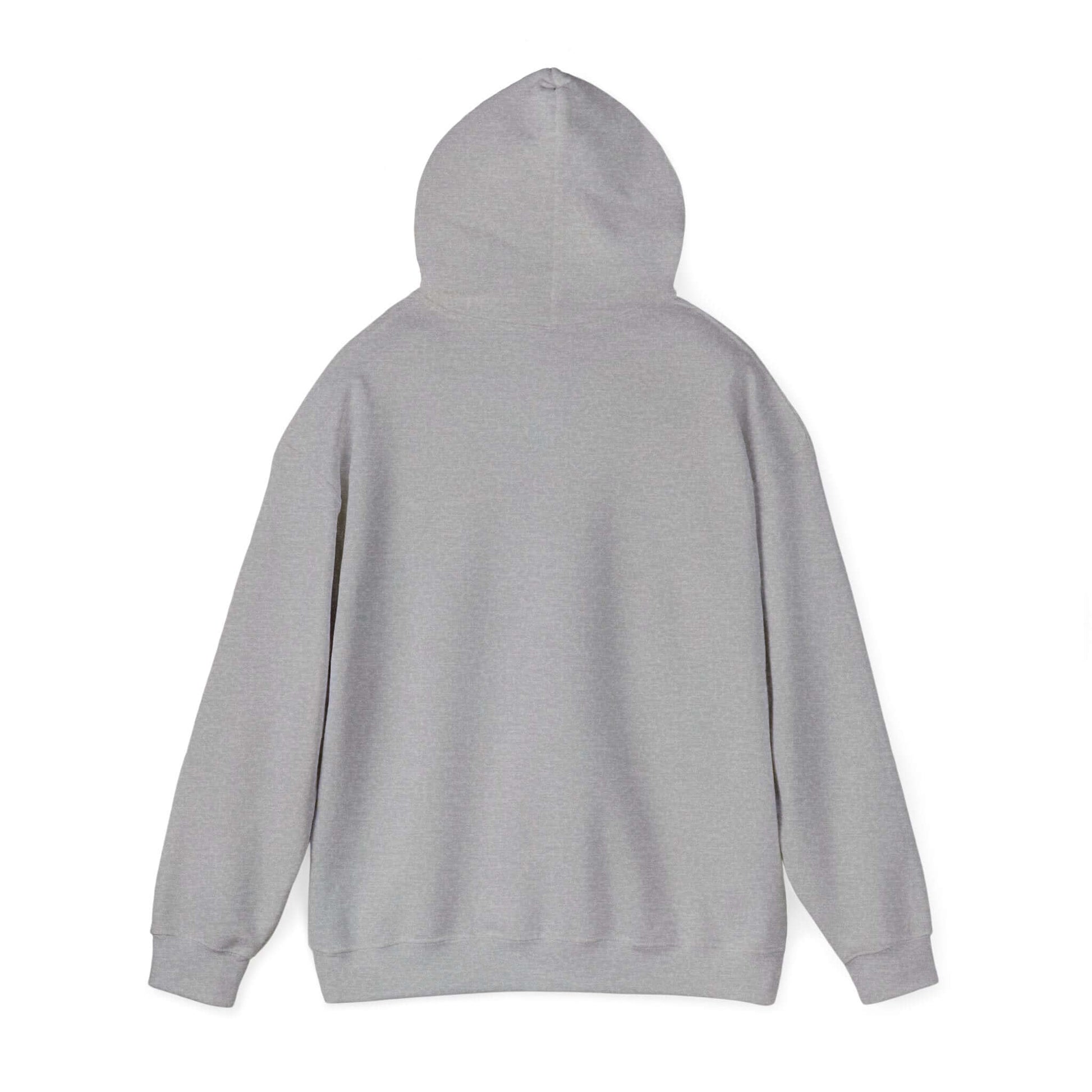 Gray hoodie on a white background