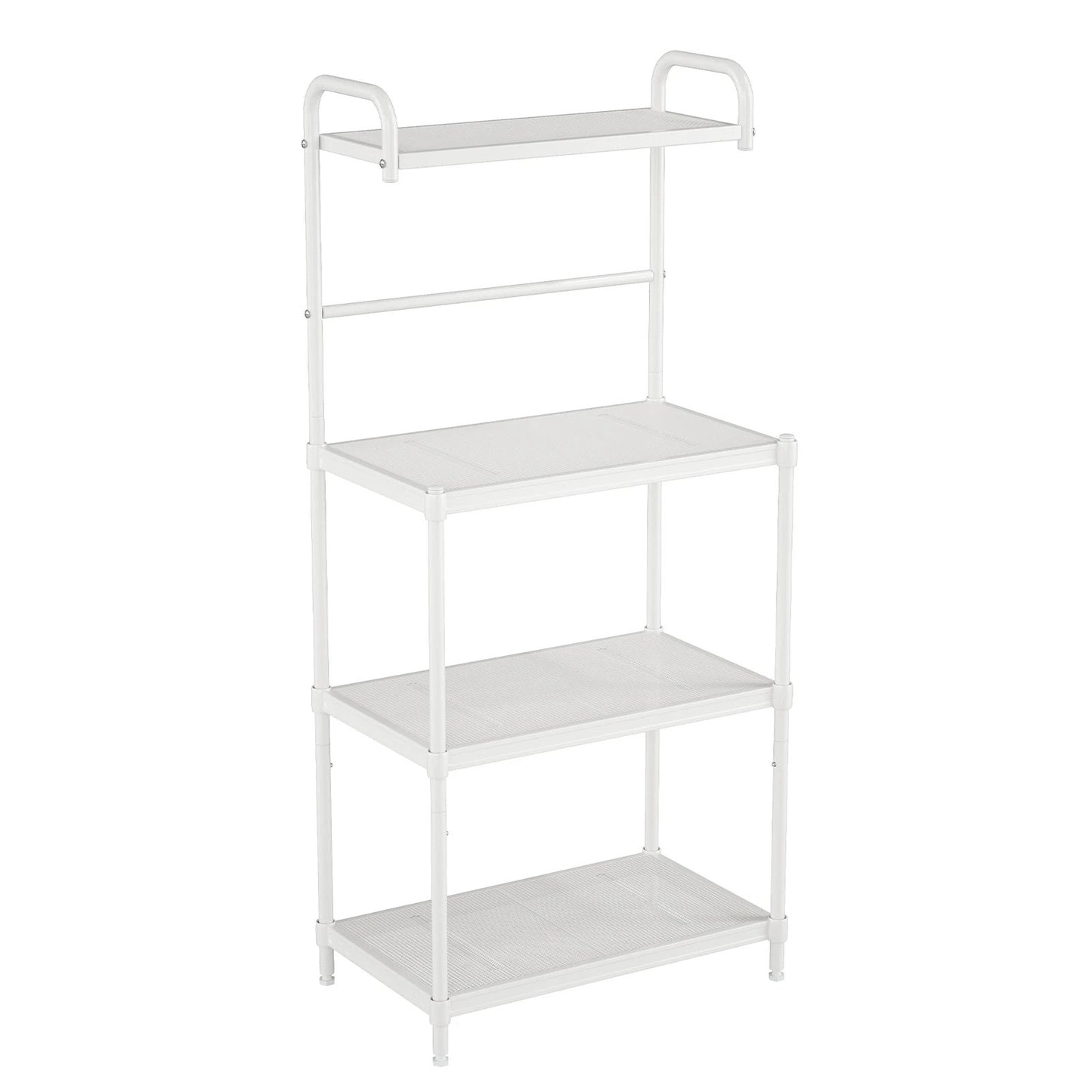 4-Tier Kitchen Storage Baker Microwave Oven Rack Shelves-White by DirectDeals