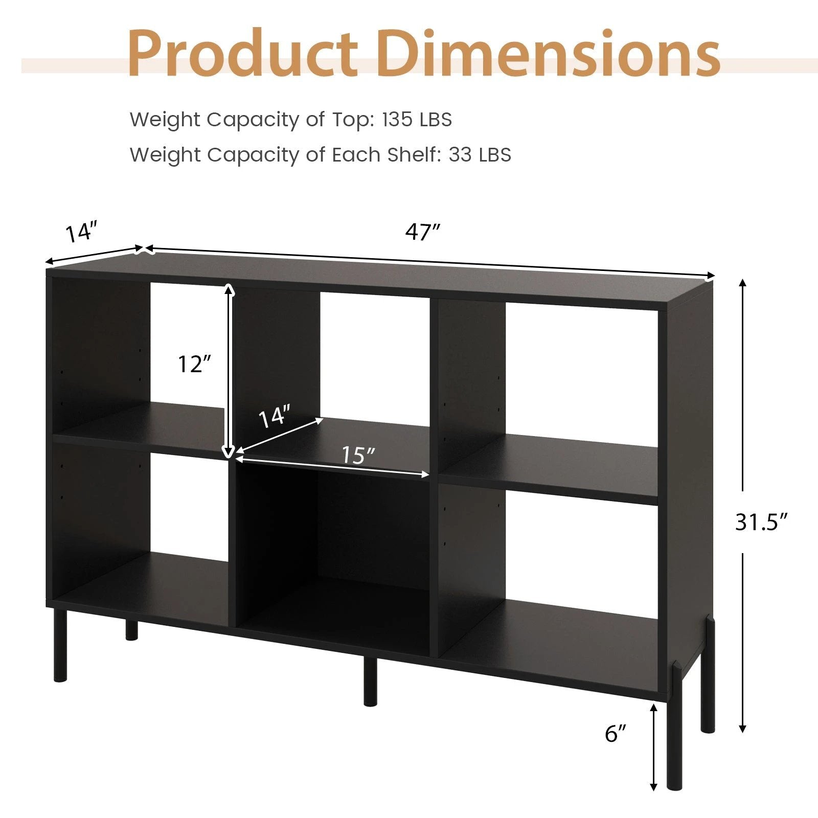 Open-Back Bookshelf with Drawer for Study-Black by DirectDeals
