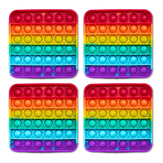 .4 Extra Rainbow Fidget Mats (The Fidget Game: Sight Words) by The Fidget Games