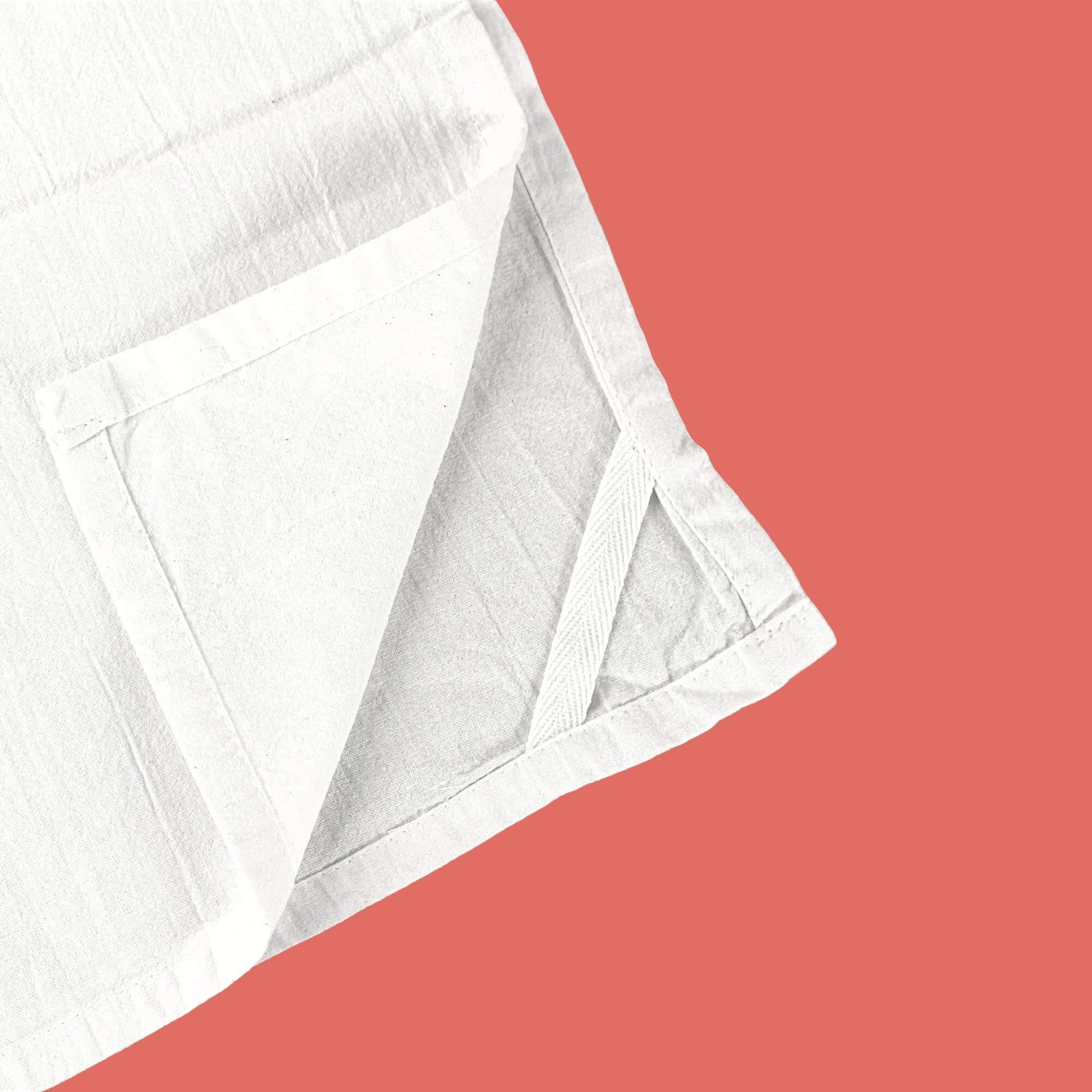 Naughty List Christmas Towel | Tea Towel | Kitchen Tea Towel featuring a white cotton design with a hanging loop.