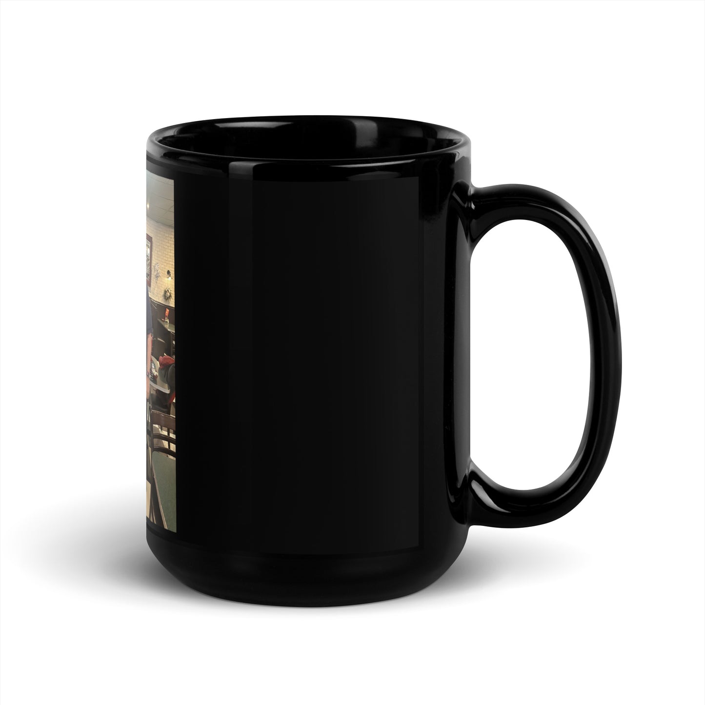 Black Glossy Mug