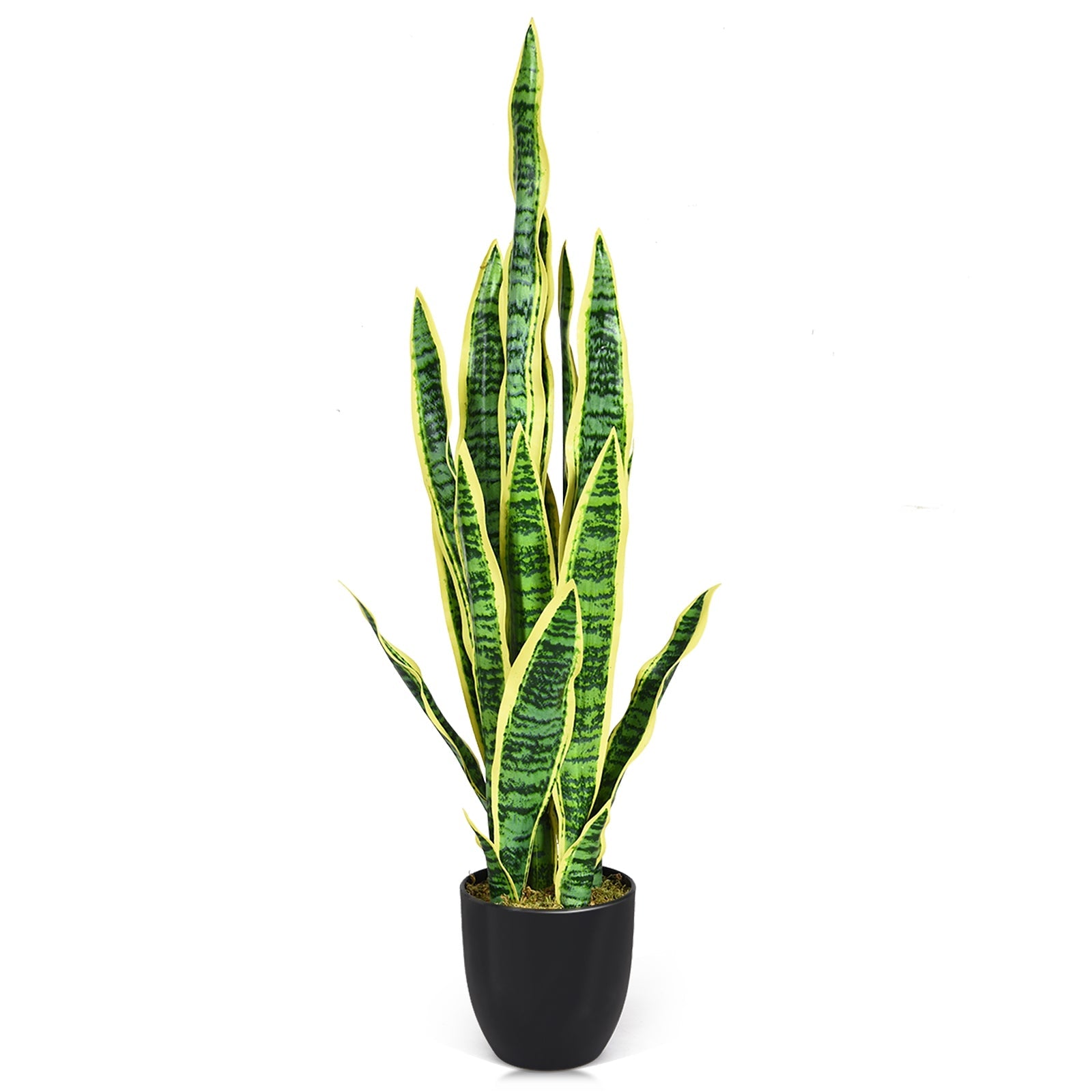 35.5 Inch Indoor-Outdoor Decoration Fake Artificial Snake Plant by DirectDeals