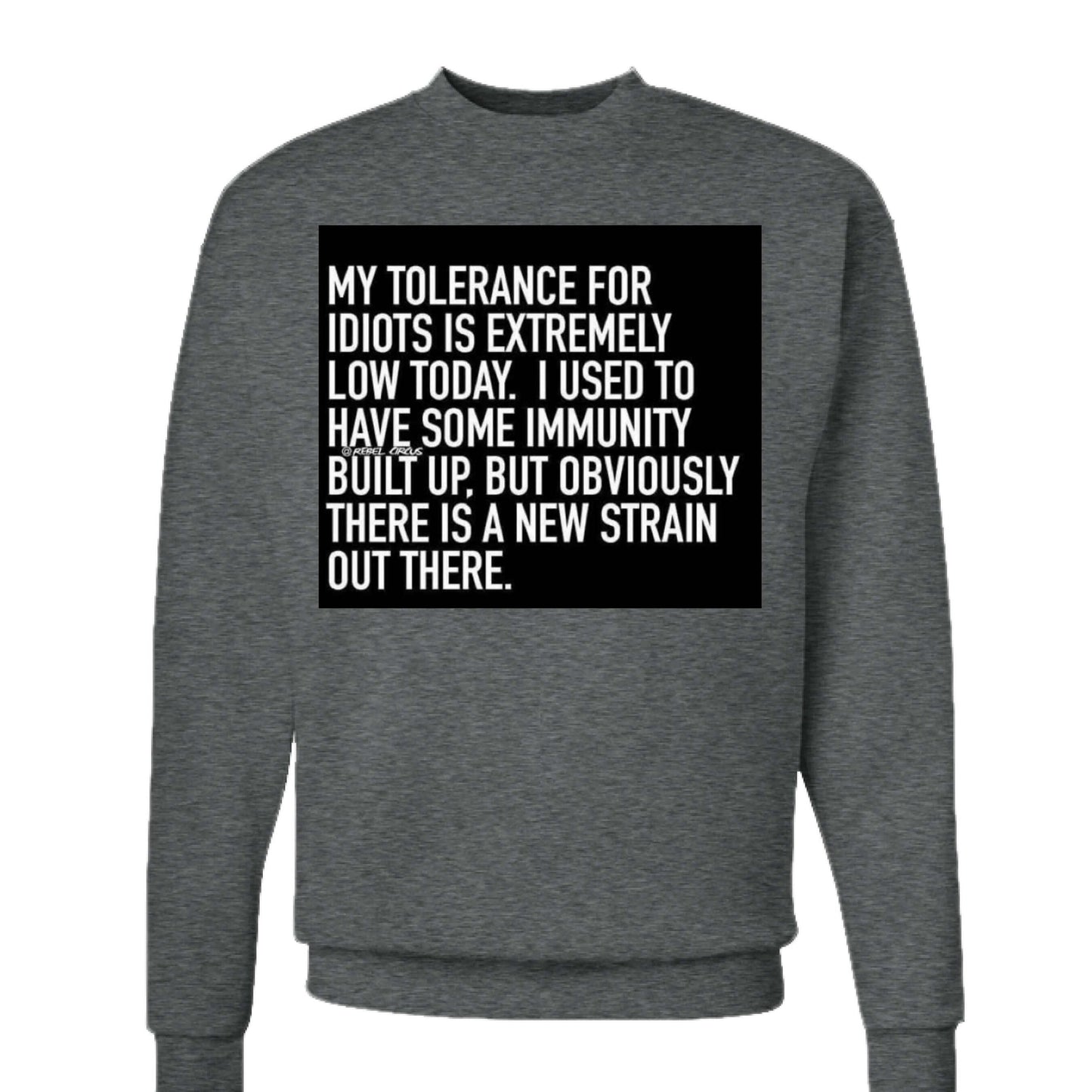 CHARCOAL HEATHER - FRONT